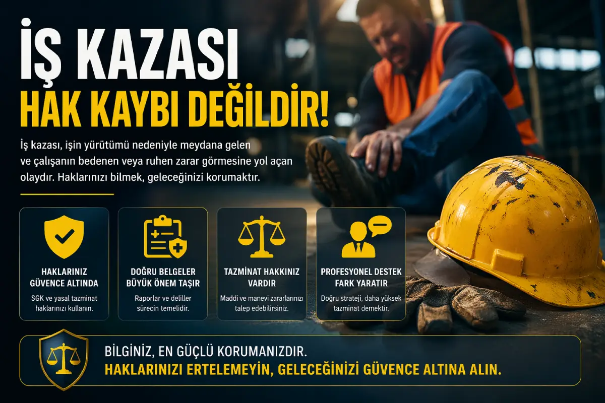 İş Kazası Nedir ve Hangi Durumlar İş Kazası Sayılır?