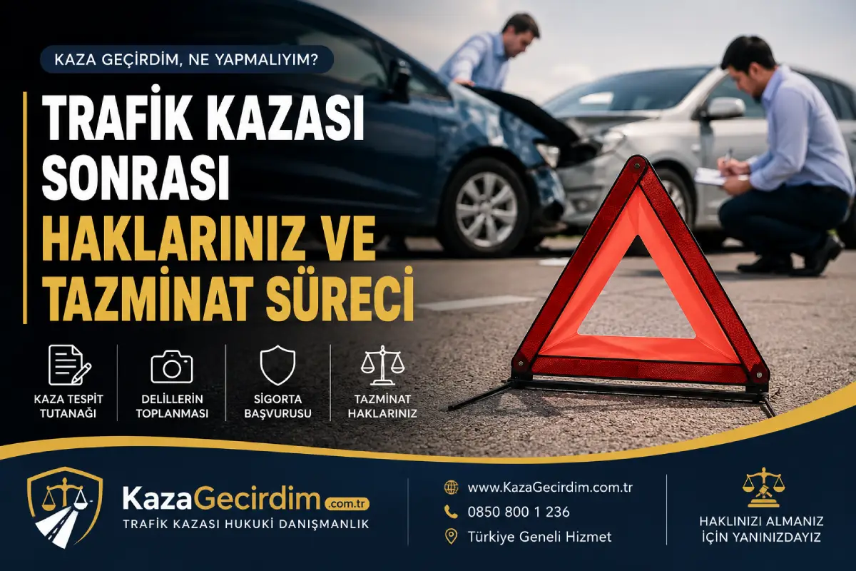 Trafik Kazası Sonrası Ne Yapılmalı? Adım Adım Rehber 2026