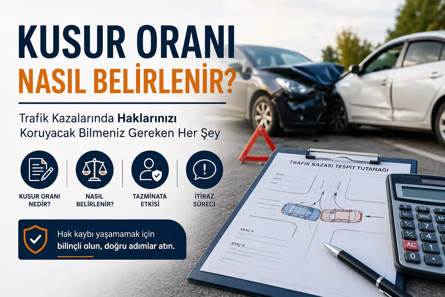 Trafik Kazalarında Kusur Değerlendirme Rehberi (2026)