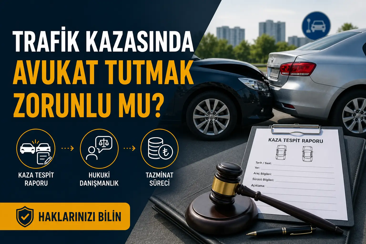 Trafik Kazasında Avukat Tutmak Zorunlu mu?